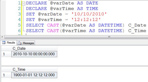 SQL SERVER - DATE and TIME in SQL Server 2008 convertdatetime 