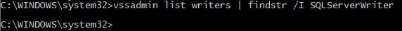 SQL SERVER - SqlServerWriter Missing in vssadmin List Writers Command sqlwriter-missing-02 